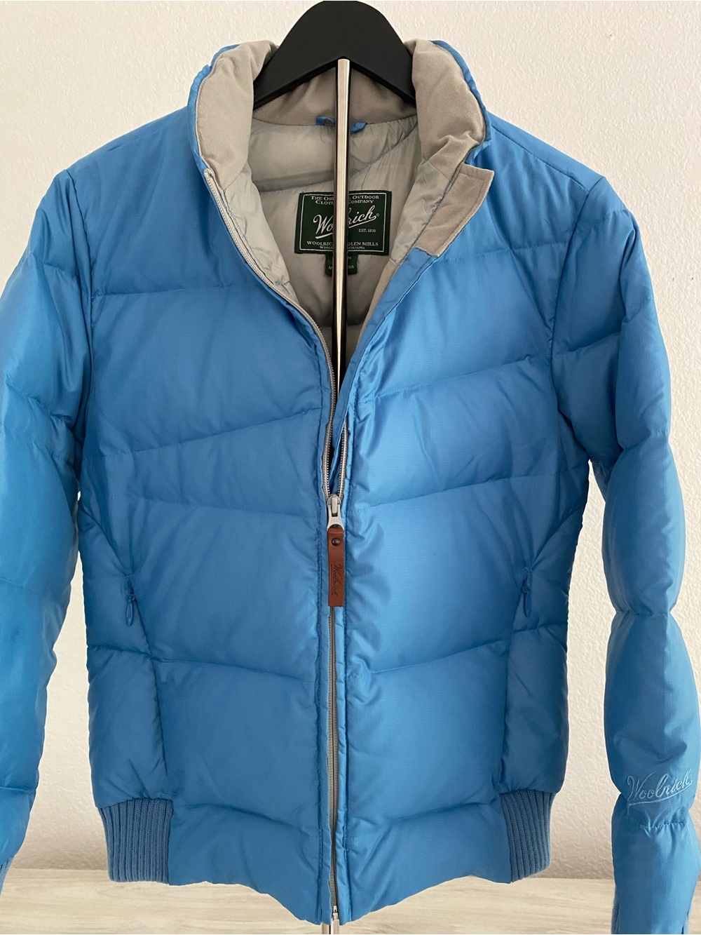 Woolrich Women’s Sky Blue Quilted Puffer Jacket